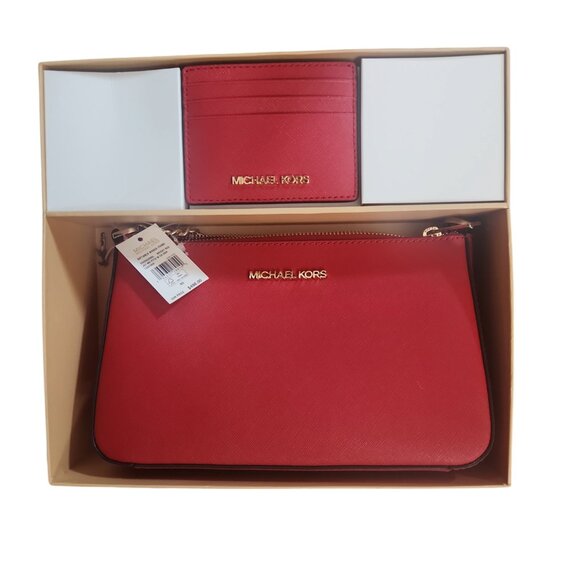 Michael Kors NWT Giftable Boxed Items Crossbody plus Card Wallet Comes in a box - Picture 1 of 11